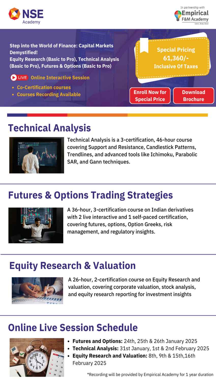 Online Training Sessions of Empirical F & M Academy Private Limited