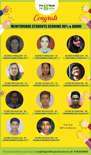 Student Testimonials Wall of English Gate (En-Gate Academy of English Language)