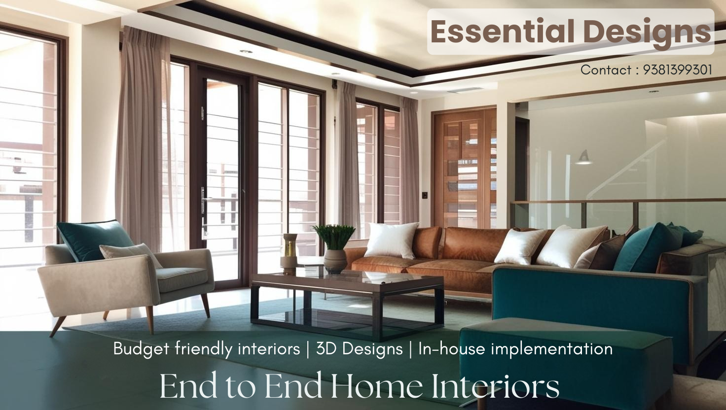 Living Room Design of Essential Designs