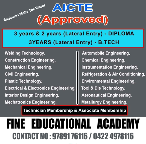 Affiliated University Badge of FINE EDUCATIONAL ACADEMY
