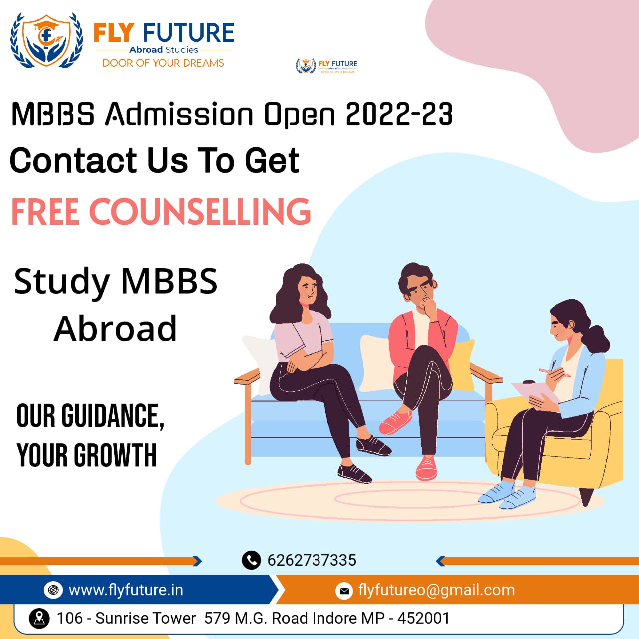 Counselors – Expert Guidance for Abroad Dreams of Fly Future Education Private Limited