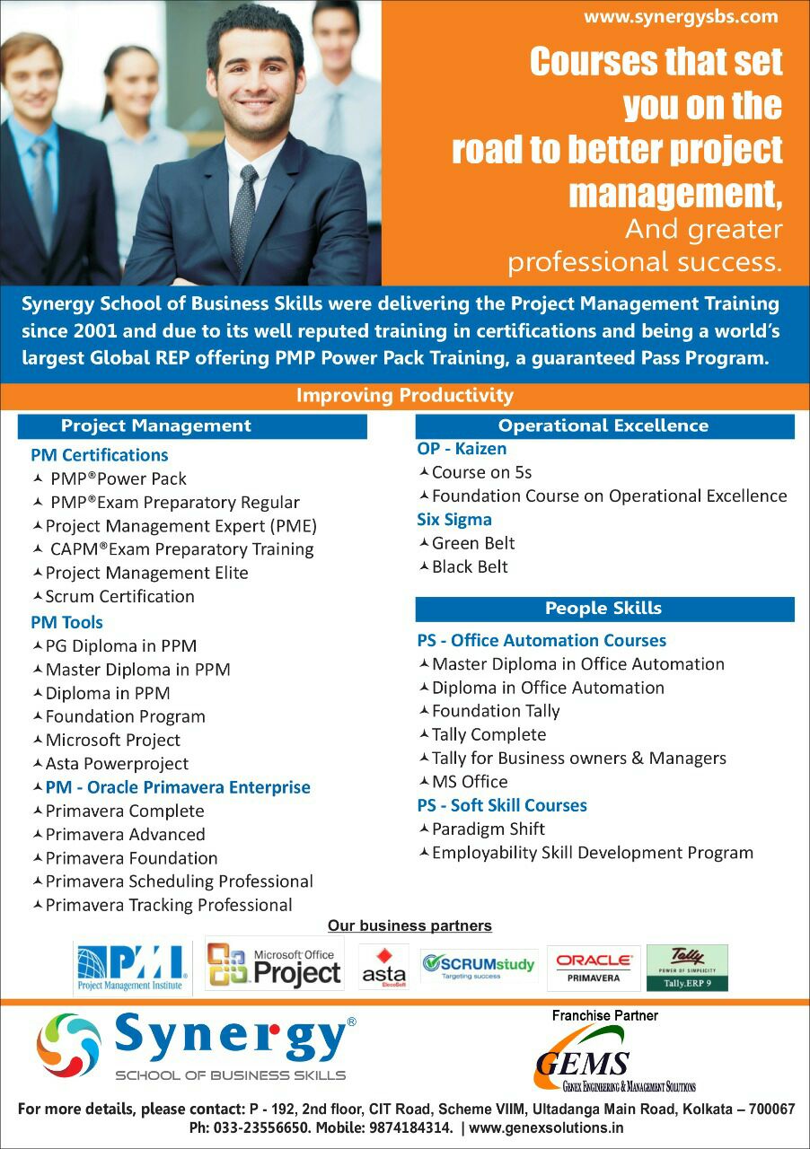 Certification Showcase of CADD Centre Kolkata Ultadanga (Genex Engineering Management Solutions)
