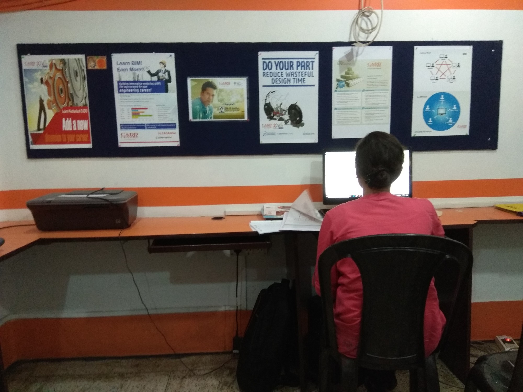 Practice Lab of CADD Centre Kolkata Ultadanga (Genex Engineering Management Solutions)