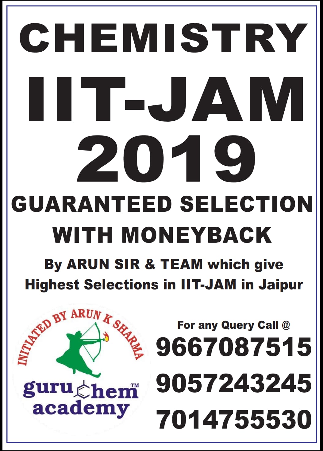 Tutor Teaching Classes of Guru Chem Academy