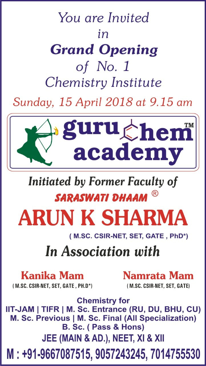 Tutors/Faculty of Guru Chem Academy