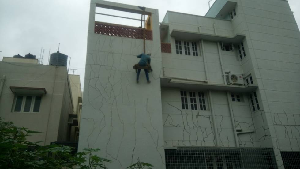 Crack Sealing of Haripriya Water Proofing Company