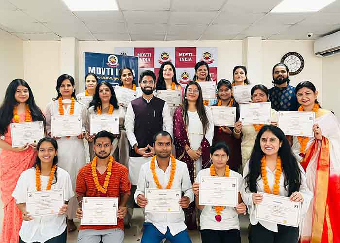 Certificate Distribution of Maharishi Dayanand Vocational Training Institute INDIA (MDVTI INDIA)