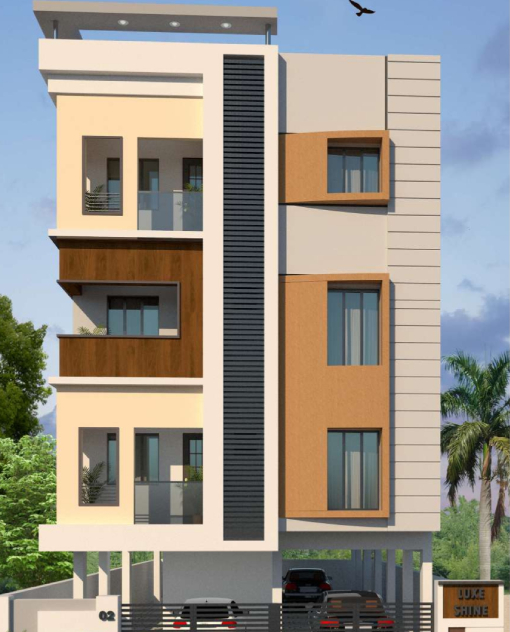 Modern Elevation of Techcons Builders & Estates