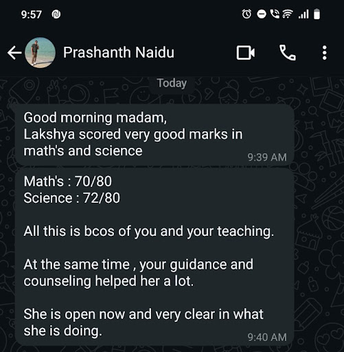 Achievements of Igniting Minds-maths And Science Classes