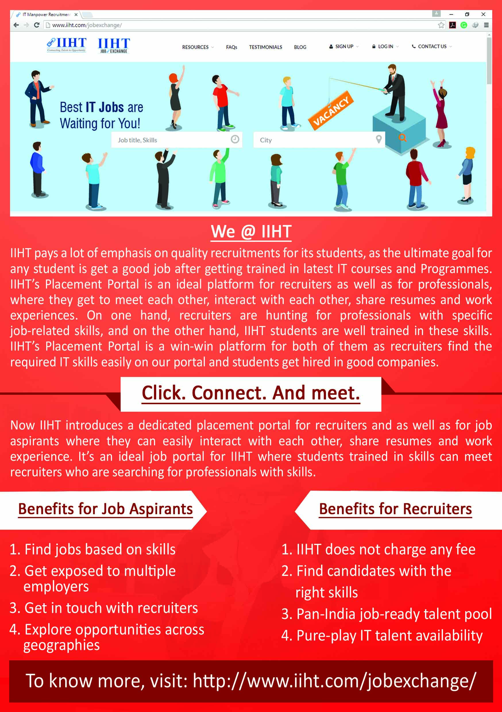 Placement Support Desk of IIHT Viman Nagar