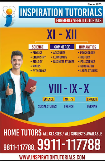 Tutors/Faculty of Inspiration Tuitions