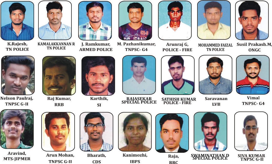 Rank Holders Wall of Jai Hind IAS Academy
