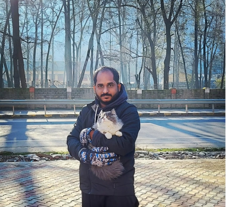 person with pet of Jaz Travels