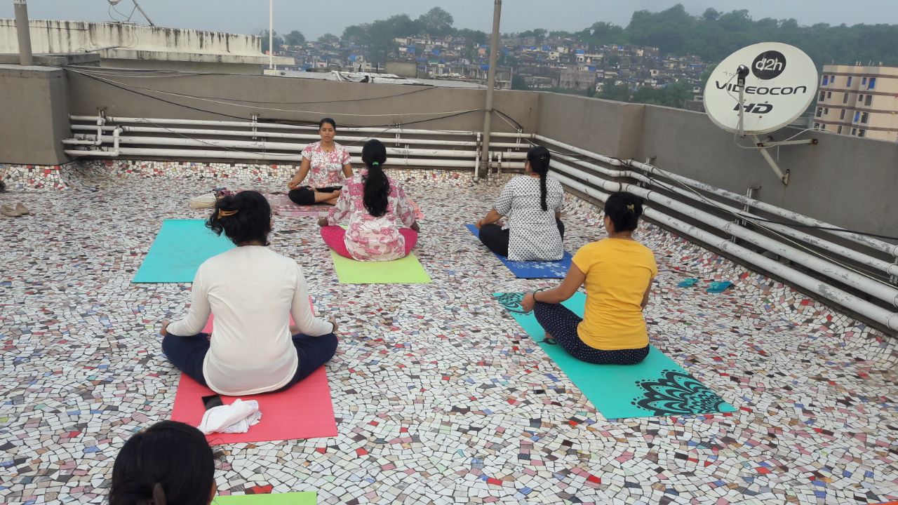 meditation of K Fitness & Yoga Institute