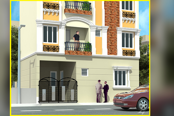 Residential building of Keerthi Homes