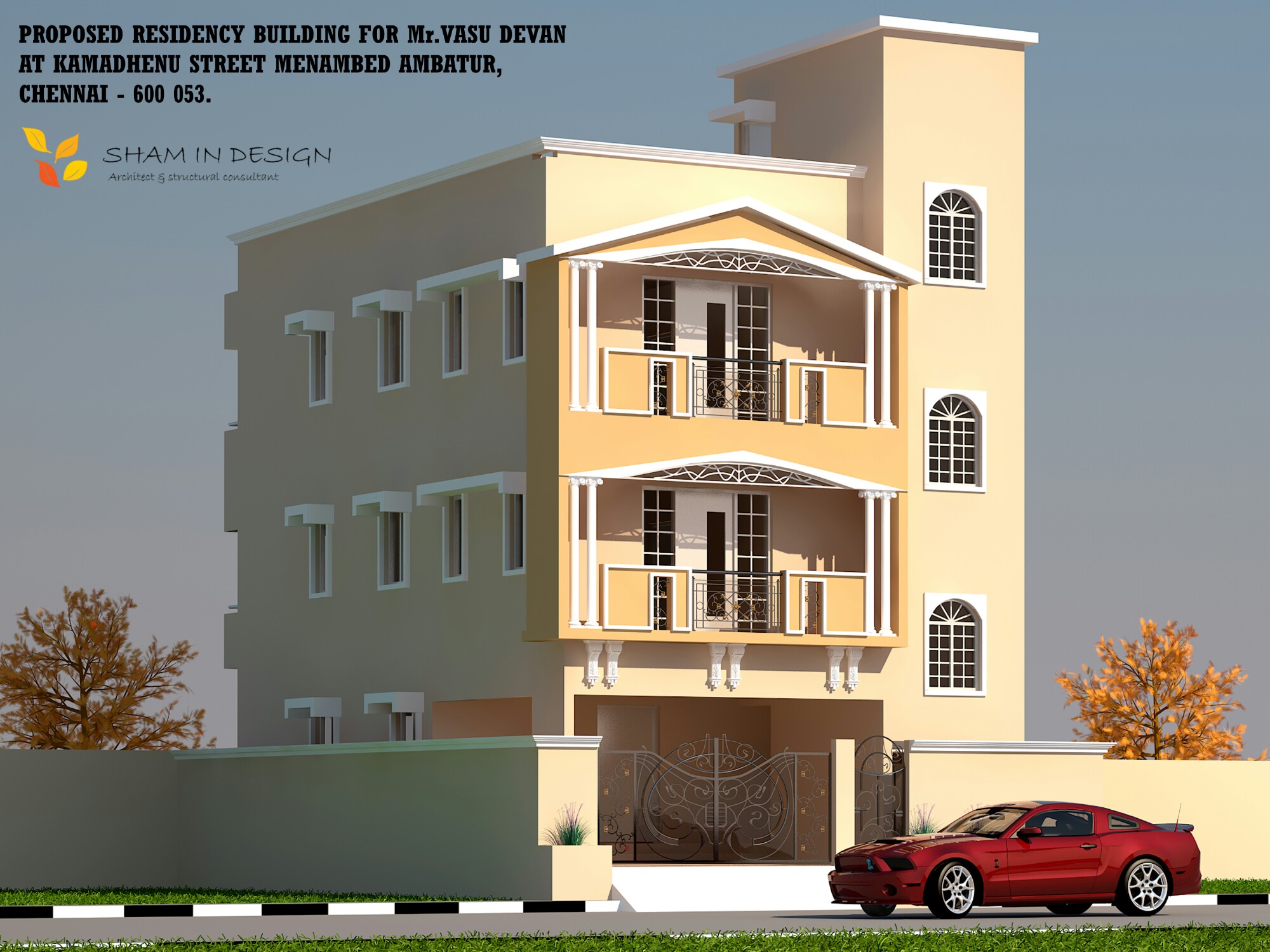 Residential building of KKarthick Construction
