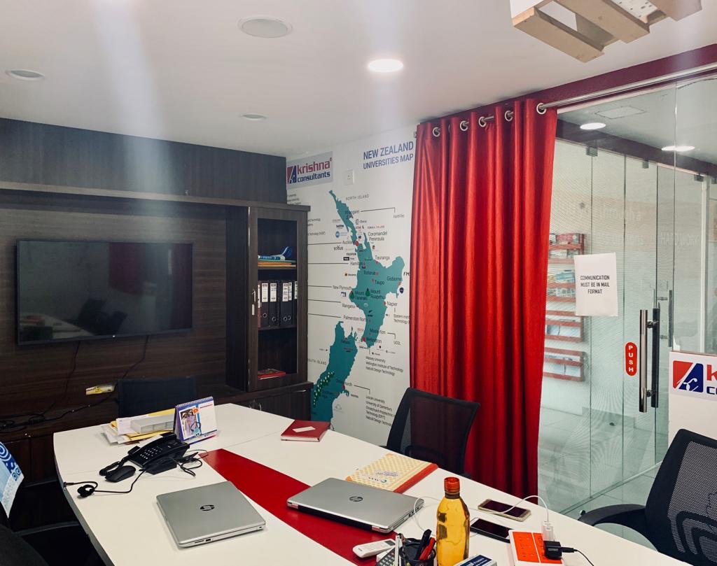 Reception Area – Welcoming Students with Guidance of KC Overseas Education Dilsukhnagar