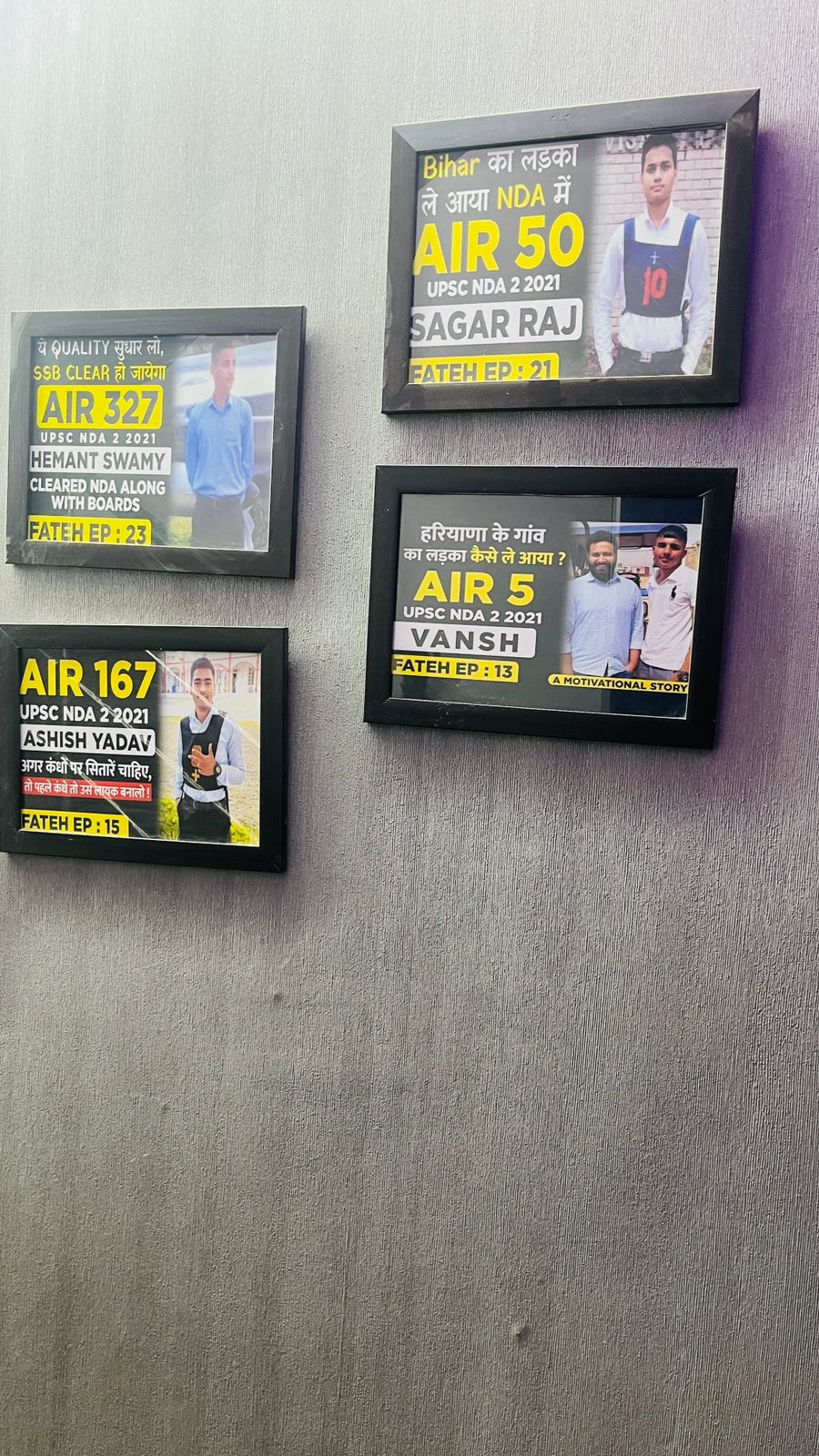 Rank Holders Wall of Learn with Sumit Online