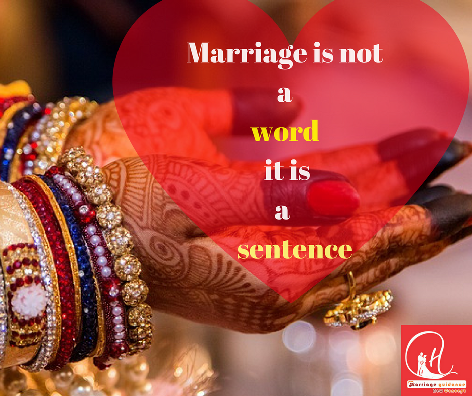 marriage of Marriage Guidance New Concept