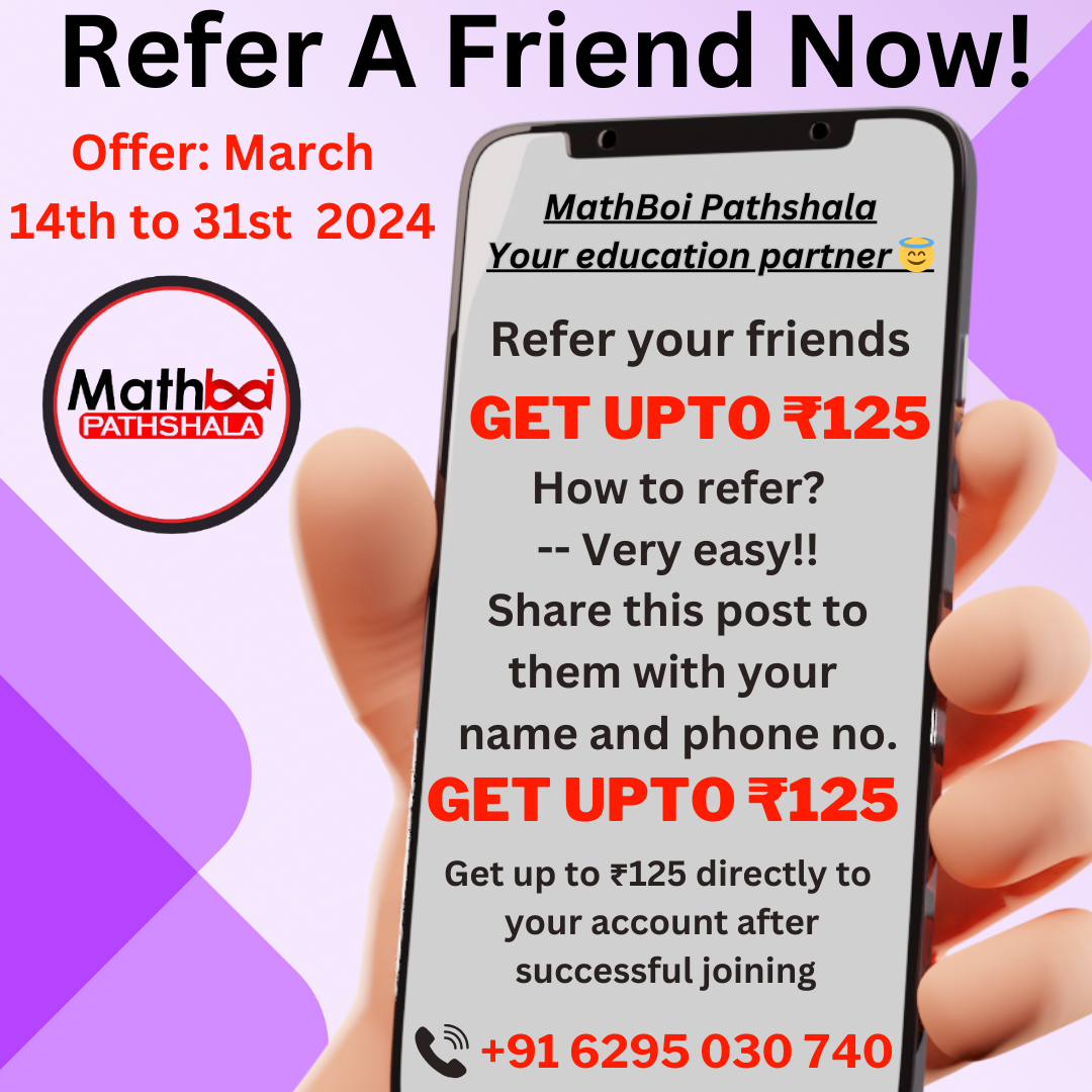 Referral Program of MathBoi Pathshala