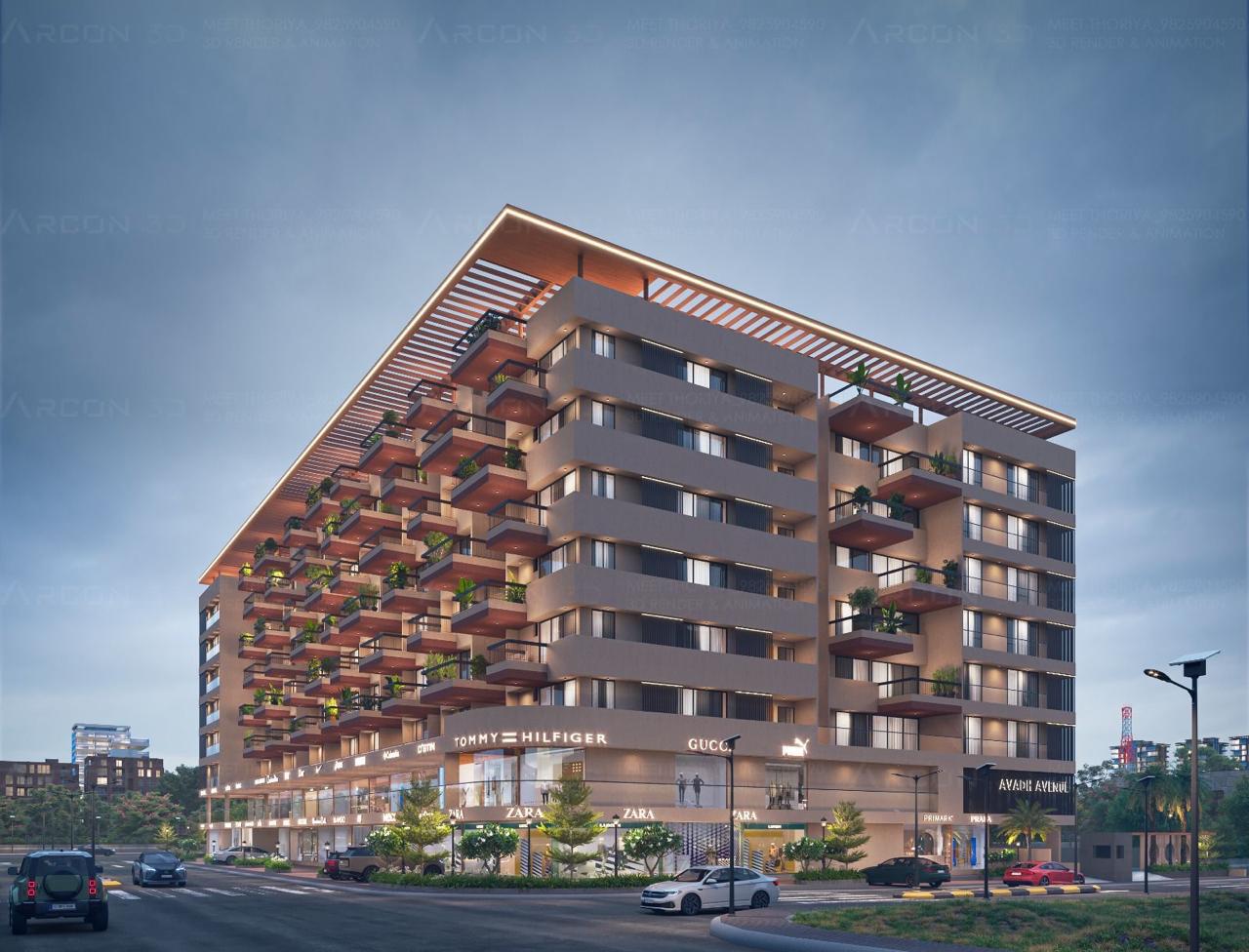Apartment Exterior of Micro design