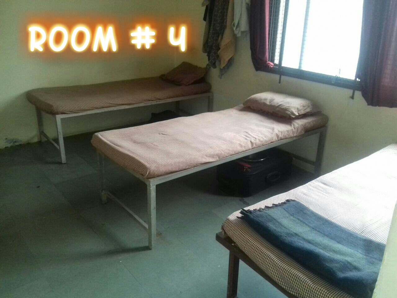 Sleeping area of Moksh Foundation Deaddiction, Rehabilitation