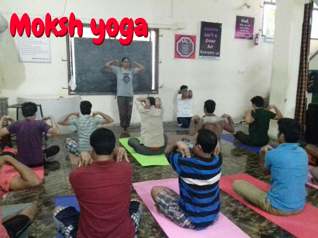 Light exercise of Moksh Foundation Deaddiction, Rehabilitation