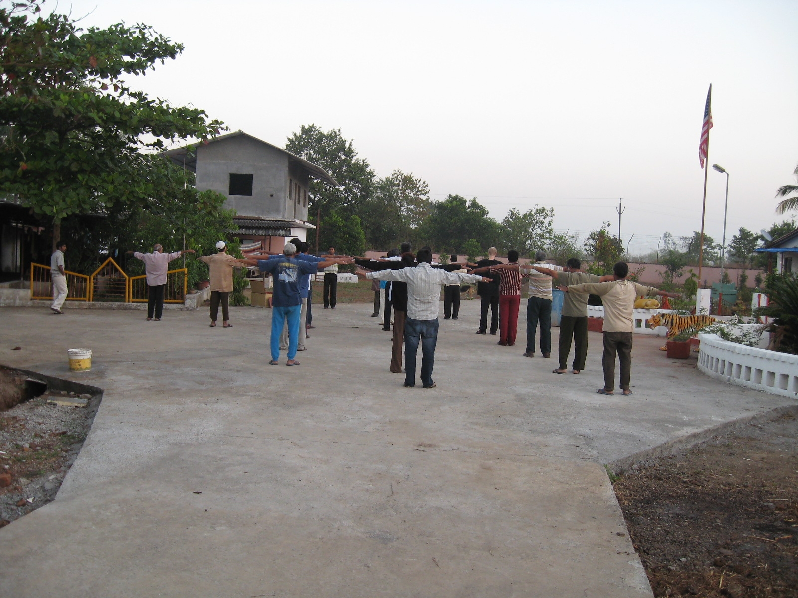 Yoga Session of Nav Nirman Foundation India
