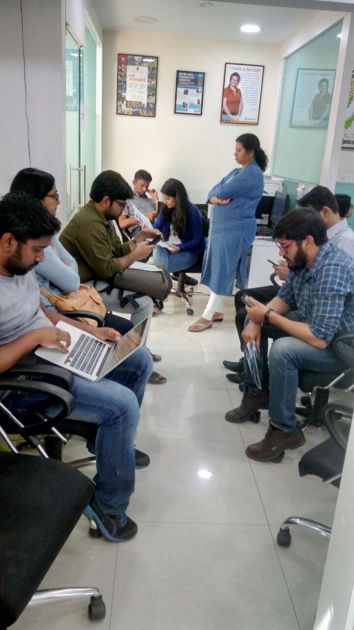 Waiting Lounge of Newstrides Consulting Pvt. Ltd.