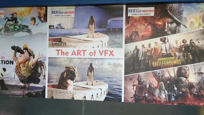 Industry Collaboration Displays of Nextgen Institute - Animation & Gaming
