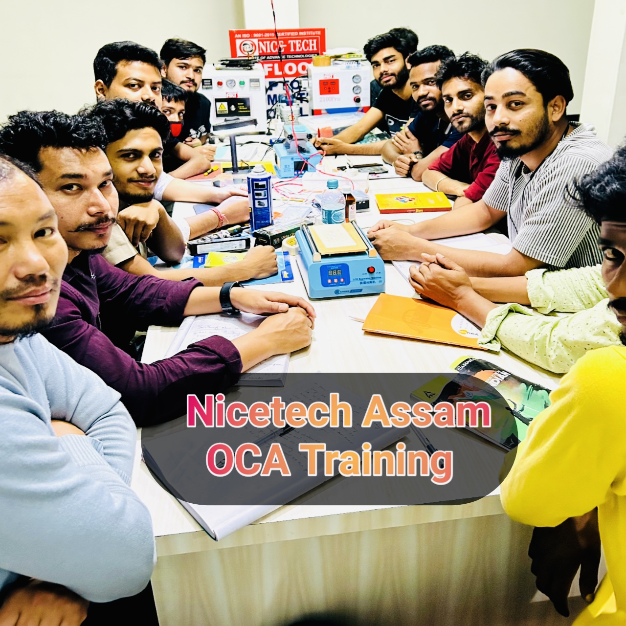Practical Lab of Nicetech Institute for Smartphone/CCTV Camera/Laptop Training in Northeast