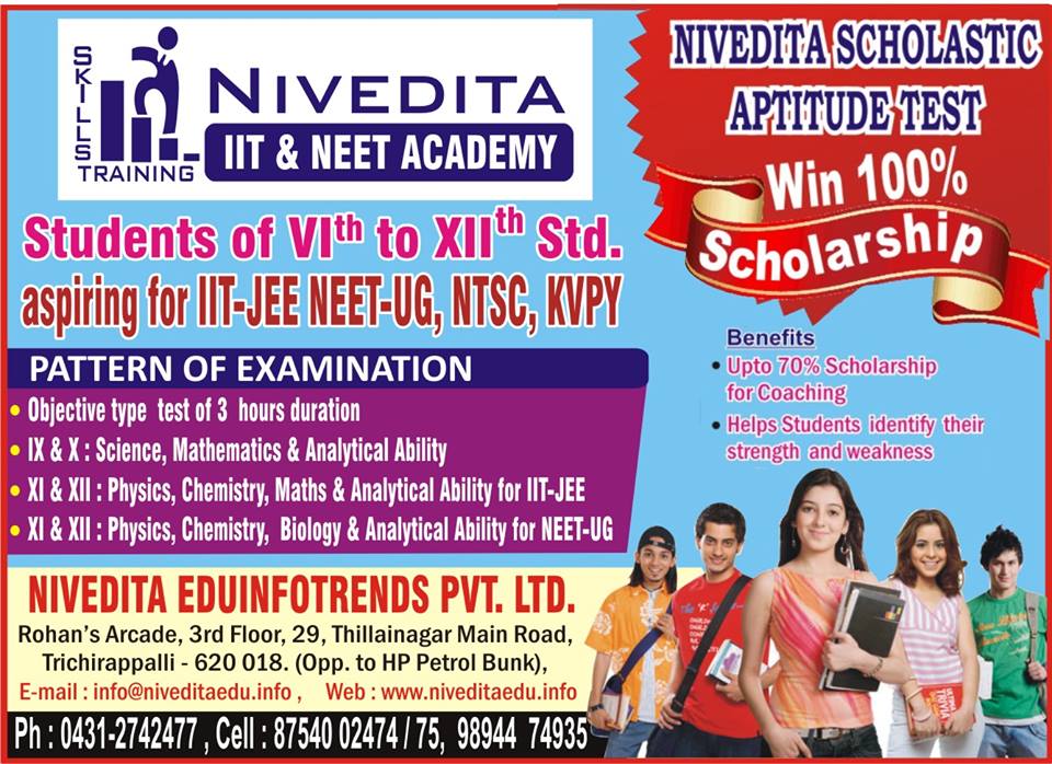 Test Series of Nivedita Academy Trichy