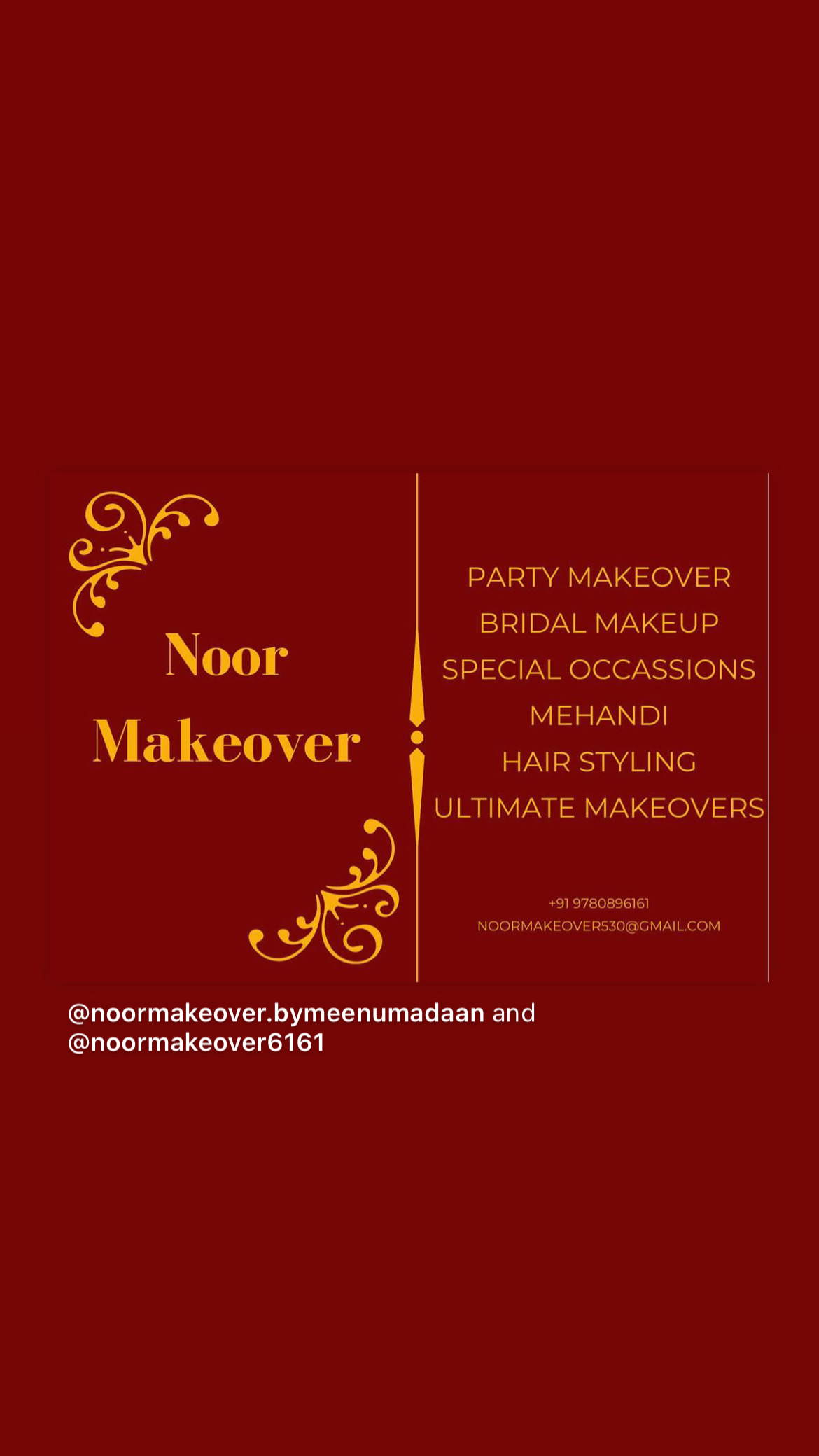 makeup of Noormakeover By Meenu Madaan