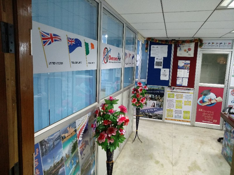 Reception Area of Overseas Hut