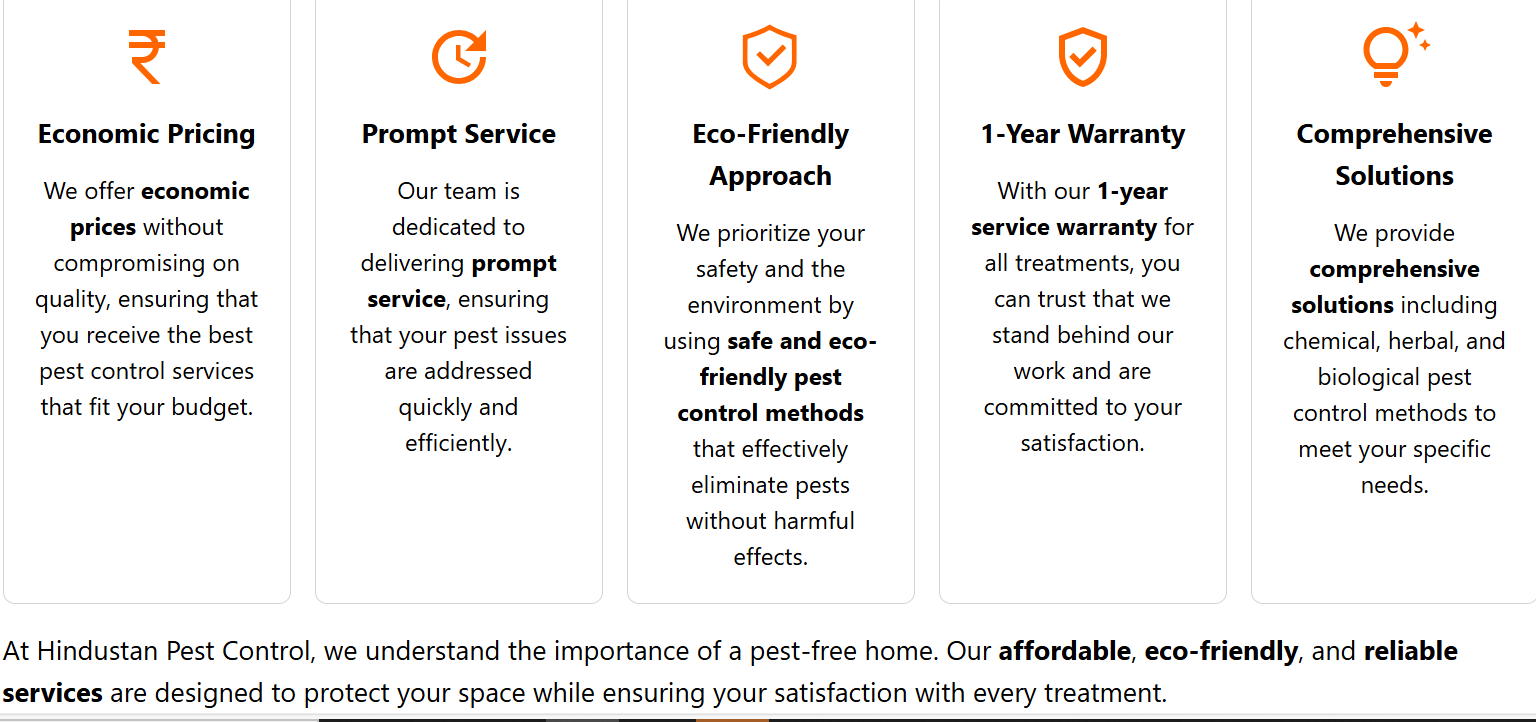 Client Testimonials of Hindustan Pest Control