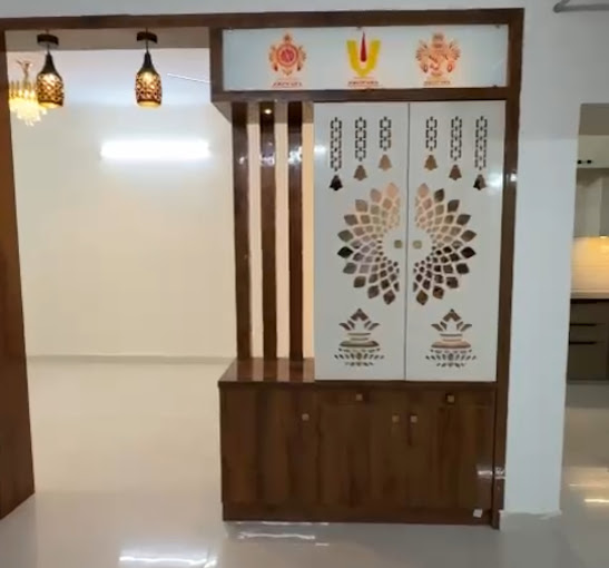 Pooja Room Design of Sri Durga Furniture & Interiors