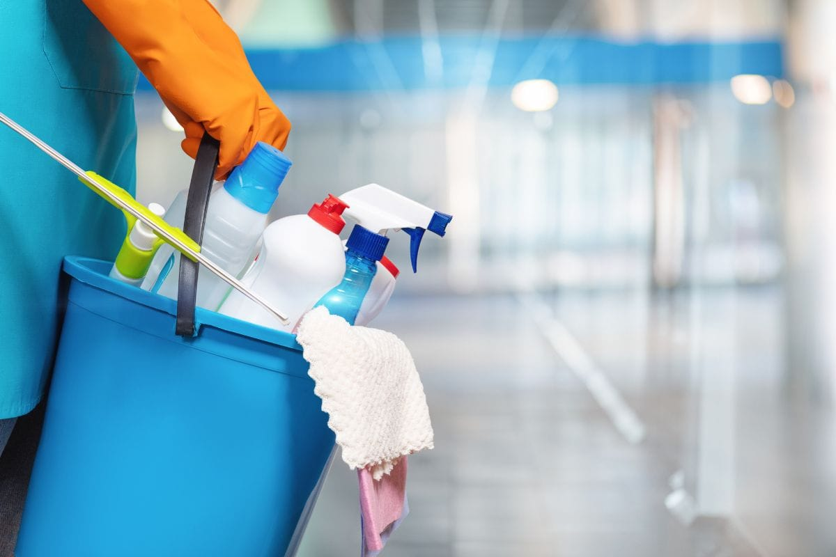 Professional Cleaning Crew at Work of Vijay Home Services - Home Painting & Deep cleaning Expert