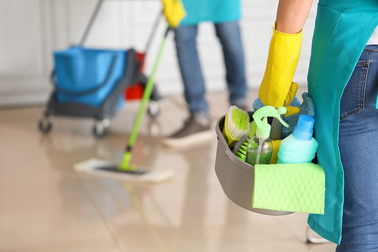 Professional Cleaning Crew at Work of VENKATESHWARA ENTERPRISES