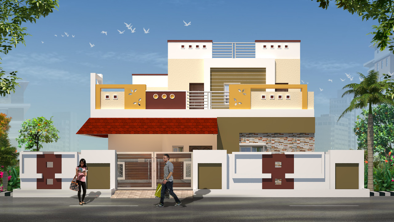 Modern Elevation of Protek Consult
