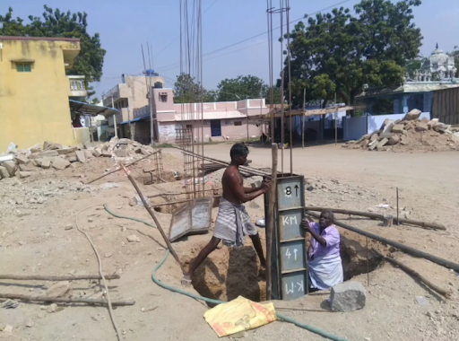 Site Under Construction of Rajam Housing & Builders