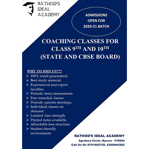 Tutors/Faculty of Rathods Ideal Academy