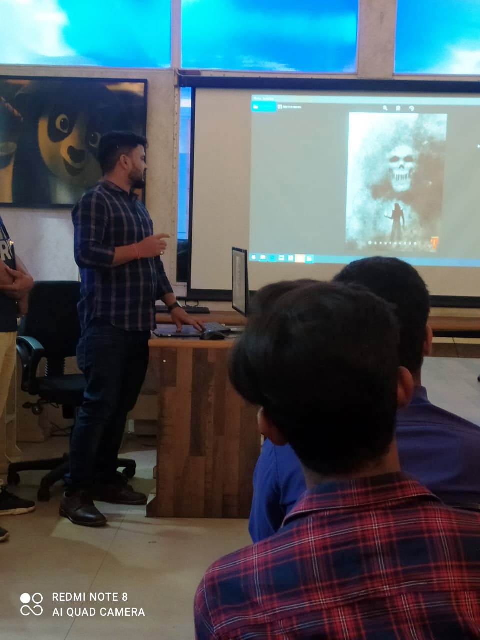 Software Demo Area of Reliance Animation Academy