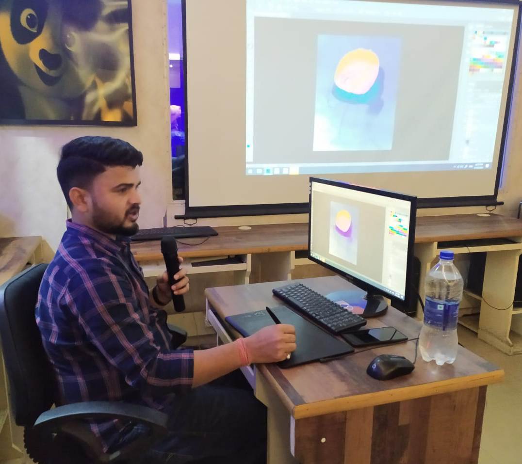 Software Demo Area of Reliance Animation Academy