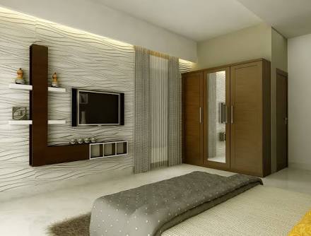 Bedroom Interiors of S. S. Interior Designers