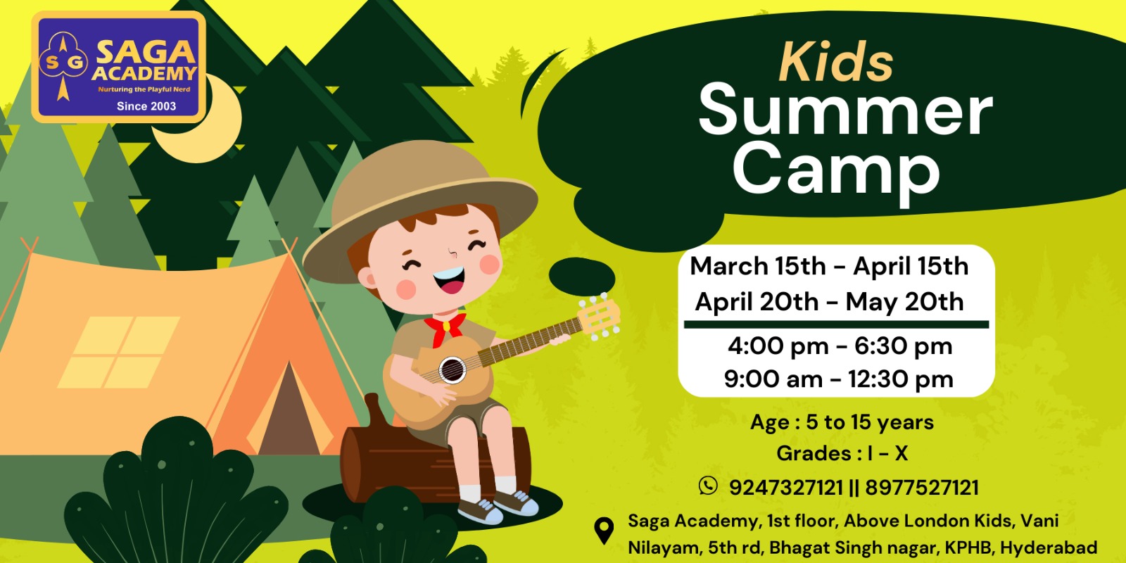 Kids Summer Camp of Saga Academy