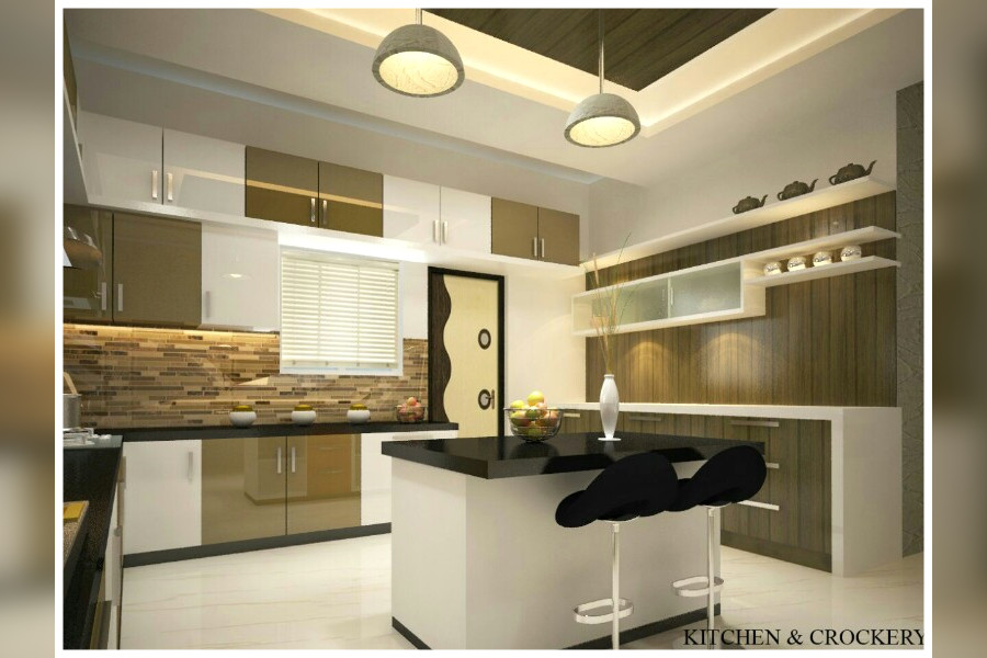 Kitchen of Sarswathi Interiors & Designs