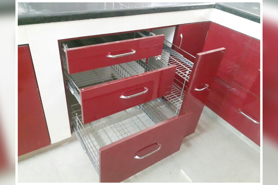 Kitchen of Sarswathi Interiors & Designs
