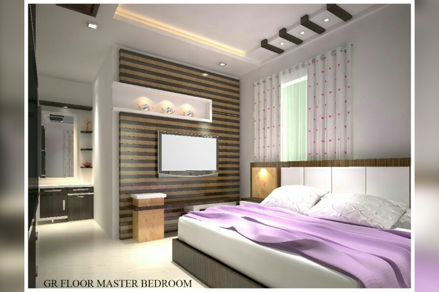 Bedroom Interiors of Sarswathi Interiors & Designs
