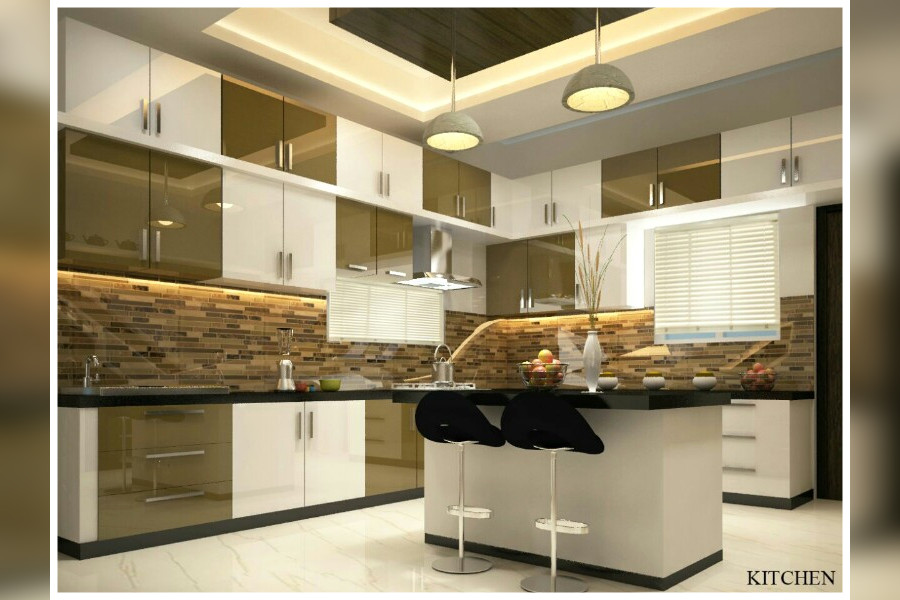 Modular Kitchen of Sarswathi Interiors & Designs
