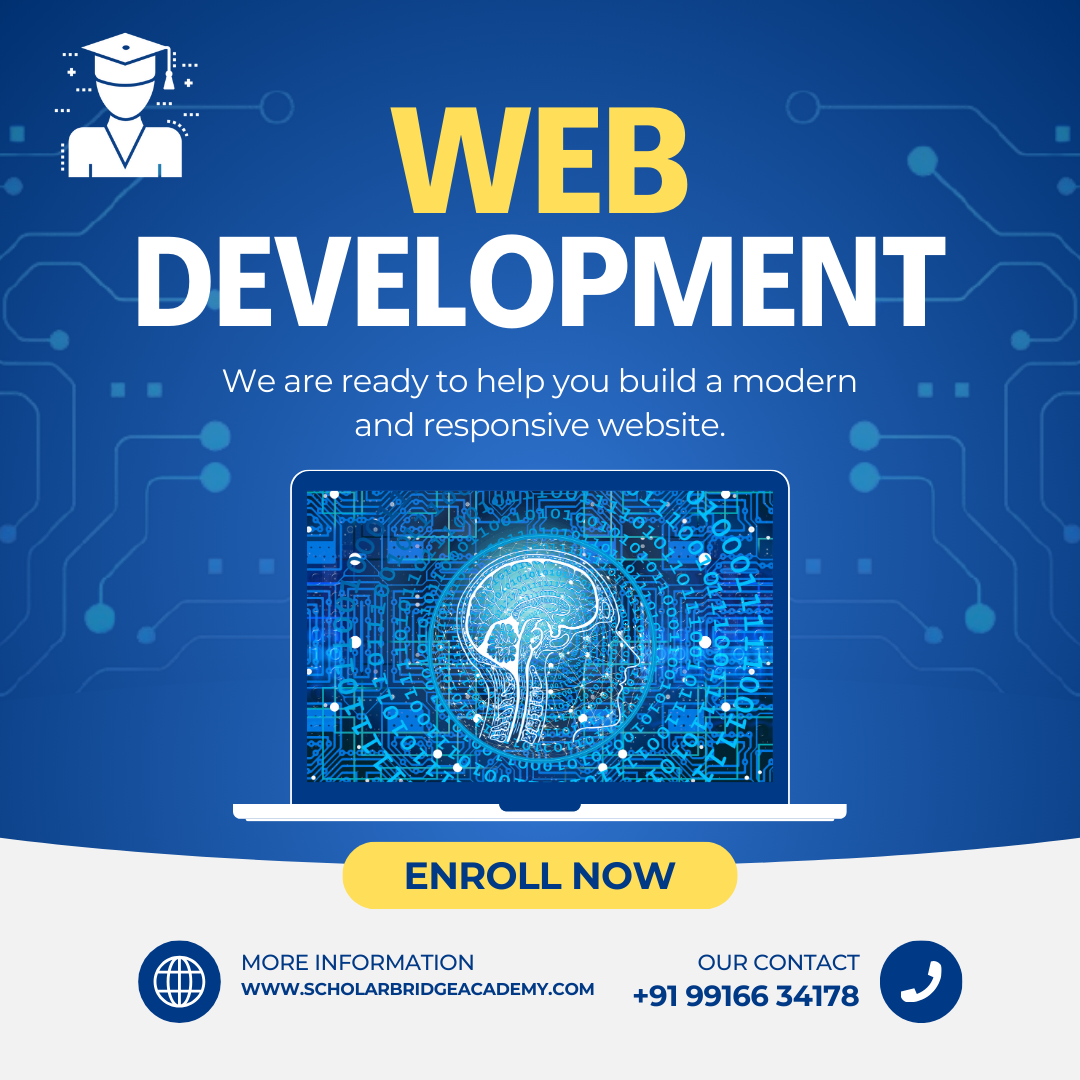 web development of Scholar Bridge Academy